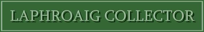 grüner Schriftzug der Website Laphroaig Collector